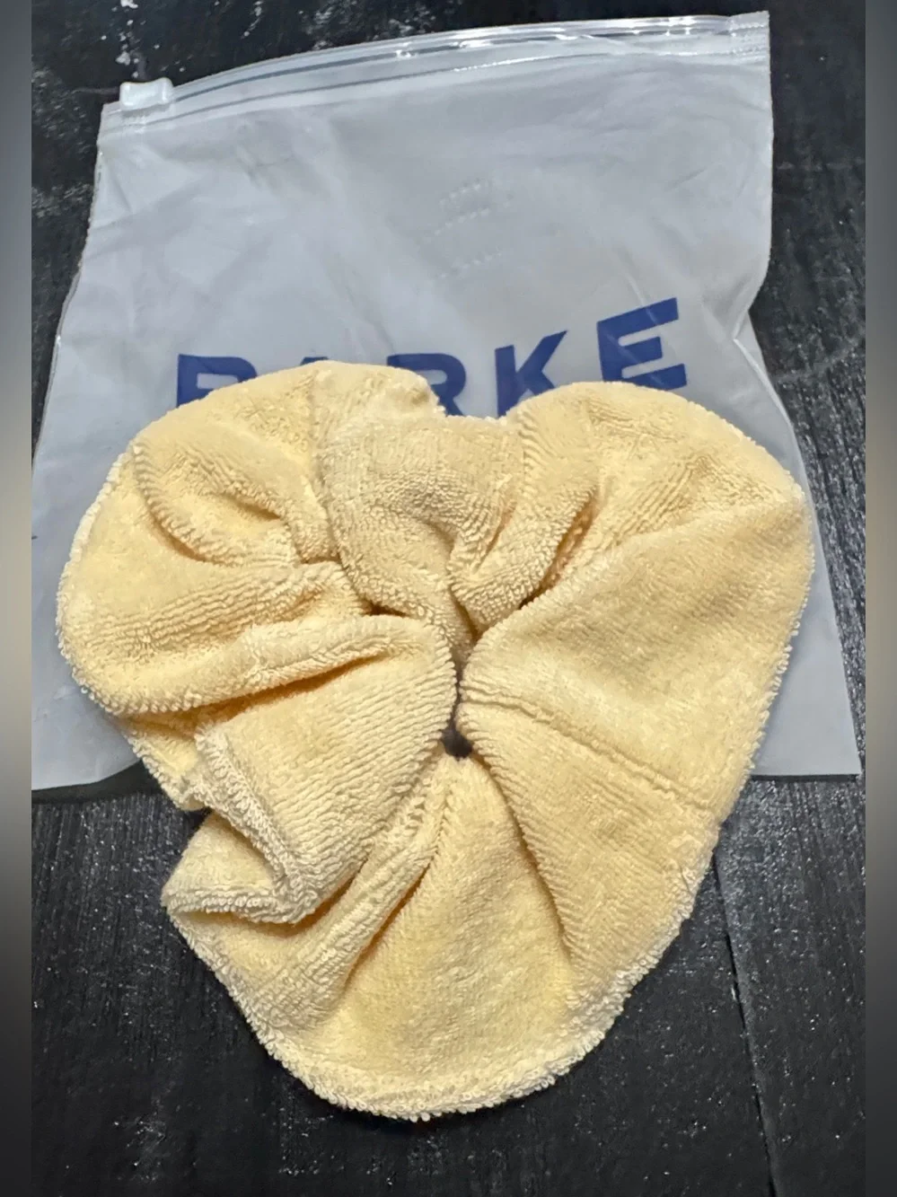 Parke Hotdog Claw Clip, Embroidered Pouch & Scrunchie Set